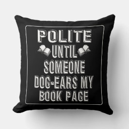 Hund Ear Bokar Humor Kudde