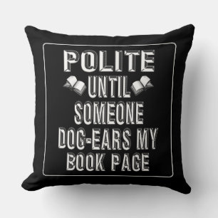 Hund Ear Bokar Humor Kudde