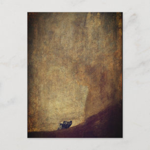 Hund (El Perro) - av Francisco Goya Vykort