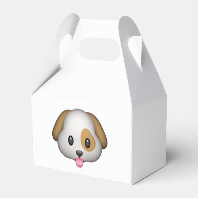 Hund - Emoji Presentaskar (Baksidan Sidan)