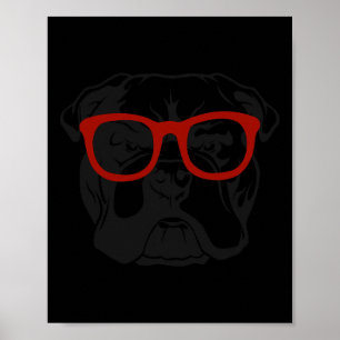Hund English Bulldog Poster