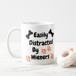 Hund enkelt uppdelat av Wiener Kaffemugg