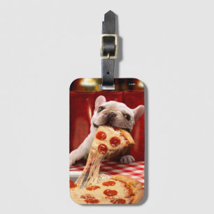 Hund Etering av Pizza-segment Bagagebricka