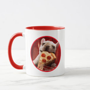 Hund Etering av Pizza-segment Mugg