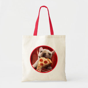 Hund Etering av Pizza-segment Tygkasse