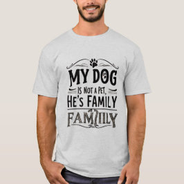 Hund familj t shirt
