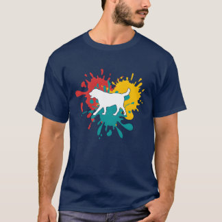 hund familjejordpojke t shirt