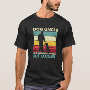 Hund farbror - Retro Sunset Hund älskare Funny Fa T Shirt
