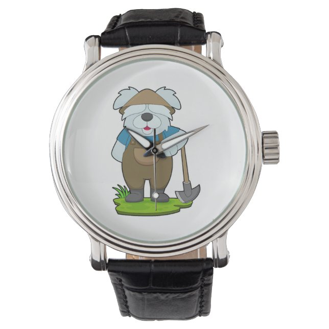 Hund Farmer Pickaxe Armbandsur (Framsida)