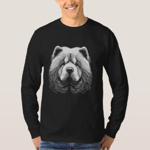 Hund Fingerprint - Chow Chow Pappa Mamma T Shirt