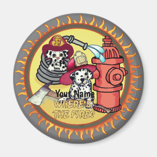 Hund Firefighters magnet