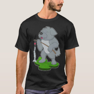 Hund Fisher Fish Fishing T Shirt