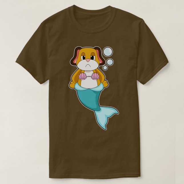 Hund Fisk 1 T Shirt (Design framsida)