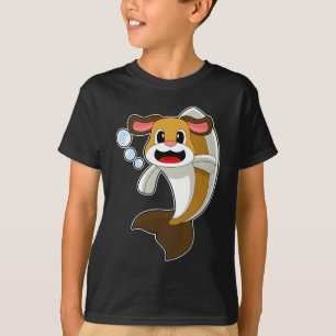 Hund Fisk T Shirt