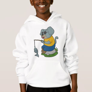 Hund Fiske efter Finshing Rod T Shirt