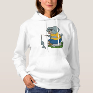 Hund Fiske efter Finshing Rod T Shirt