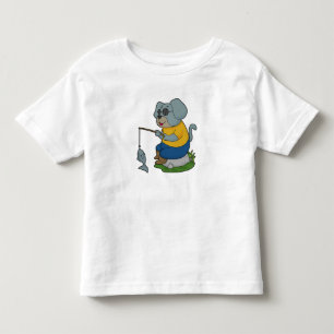 Hund Fiske efter Finshing Rod T Shirt
