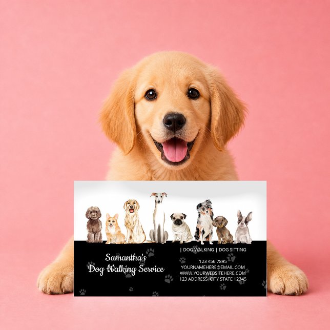 Hund Fitness Rehab Rörelsesupport Visitkort (Skapare uppladdad)