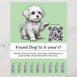 Hund Flyer Mall Avrivbar