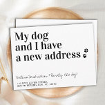 Hund Flytta Ny adress Vi har flyttat Meddelande Po Vykort<br><div class="desc">Min Hund och jag har en Ny adress! Låt din bästa vän tillkännage din rörelse med det här söta och rolig hund flyttan-annonskortet. Anpassa namn med hund och din ny adress. Detta nya adress annonskort i hund är ett måste för alla hund, mammor, hund, pappor och hundälskare! COPYRIGHT © 2020...</div>