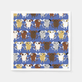 Hund Födelsedagsfest Kids Pappersservett