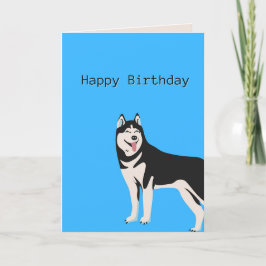 Hund födelsedagskort, hälsningskort för Grattis på Tack Kort