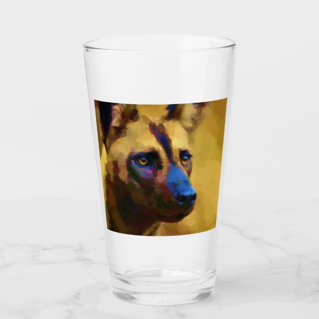 Hund för afrikansk Vild Glaskopp (Framsida)