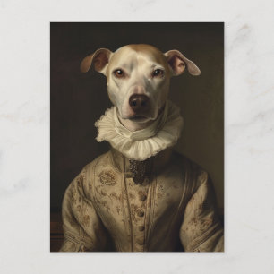Hund för akut Vintage Vykort