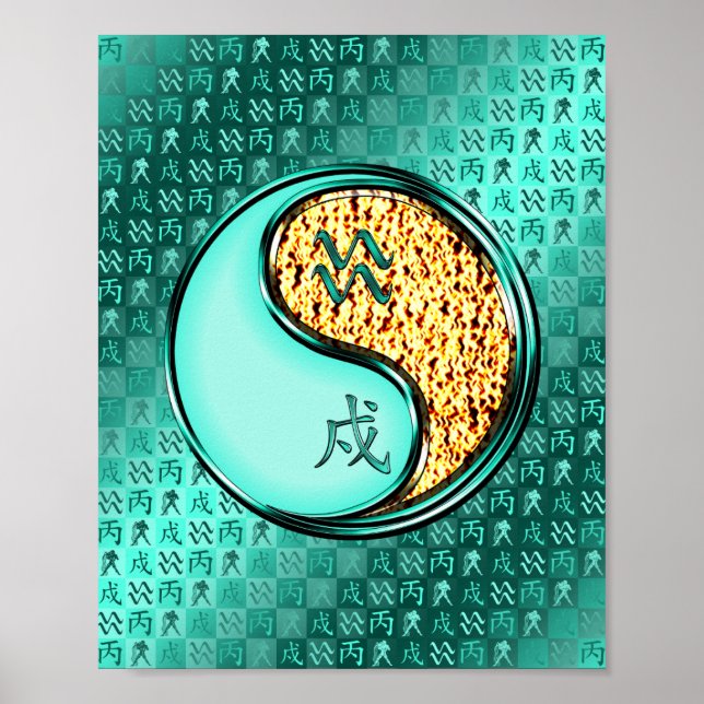 Hund för akvarier och brand poster (Framsidan)