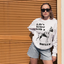 Hund för anpassningsbar Boxer T Shirt