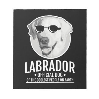 Hund för arbetstagares Officiell hos de kallaste m Anteckningsblock