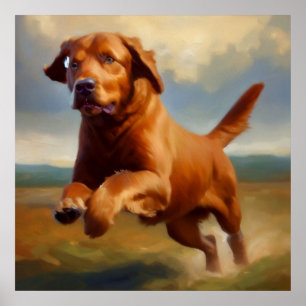 Hund för återställande av Chesapeake Bay Poster