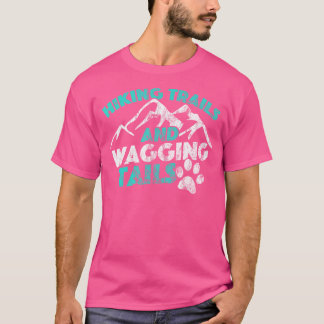 Hund för att dölja spår och påhängsvagnar t shirt
