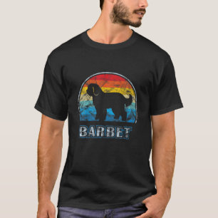 Hund för Barbet-Vintage T Shirt