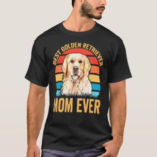 Hund för bästa Golden Retriever Mamma någonsin för T Shirt