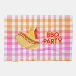 HUND för BBQ Party-Hett med villkor Kökshandduk