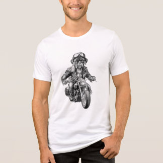 Hund för Boxer-Biker T Shirt