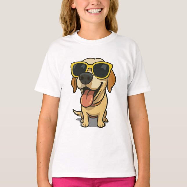 Hund för Coola T Shirt (Framsida)