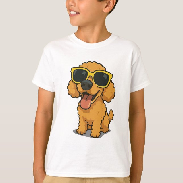 Hund för Coola T Shirt (Framsida)