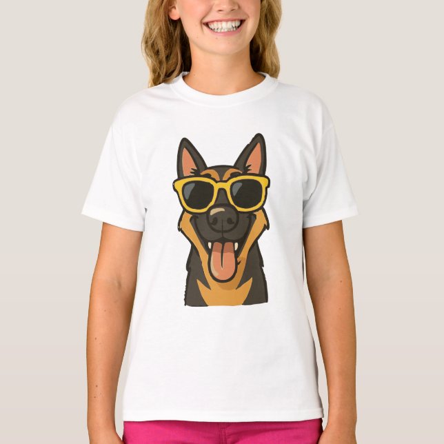 Hund för Coola T Shirt (Framsida)