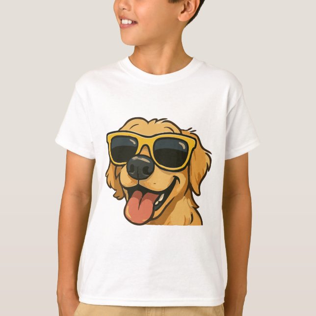 Hund för Coola T Shirt (Framsida)