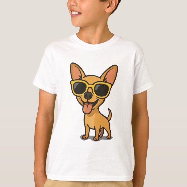 Hund för Coola T Shirt (Framsida)