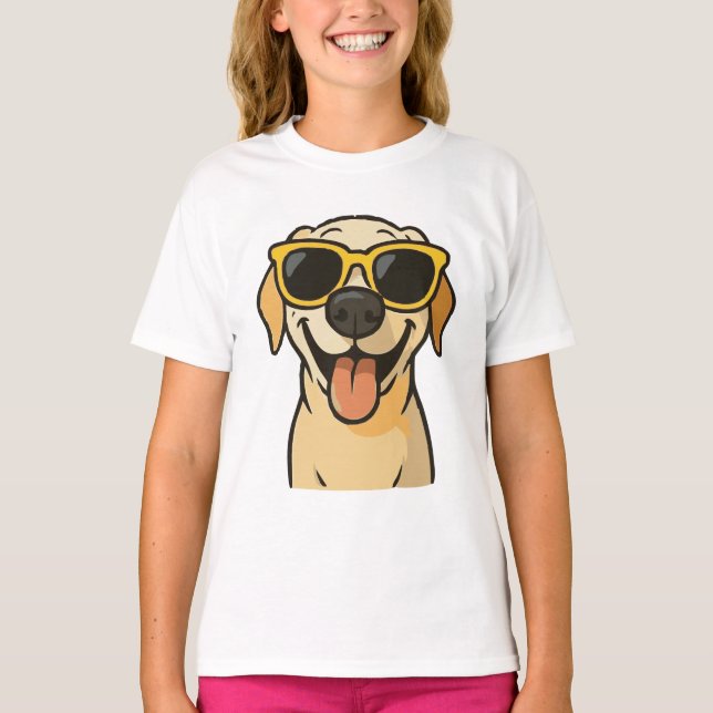 Hund för Coola T Shirt (Framsida)