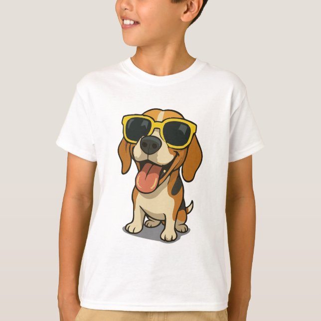 Hund för Coola T Shirt (Framsida)