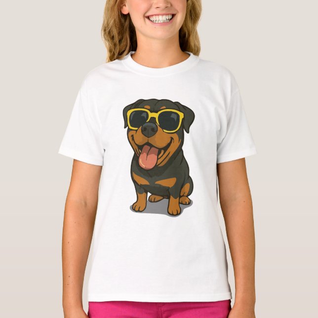 Hund för Coola T Shirt (Framsida)