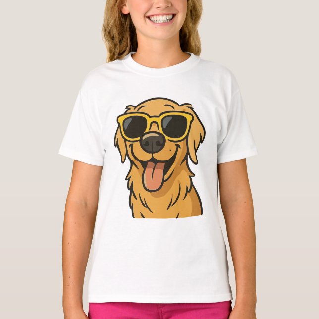 Hund för Coola T Shirt (Framsida)