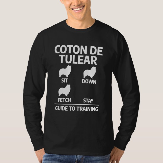 Hund för Coton De Tulear Training Guide Trainer T Shirt (Framsida)