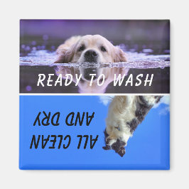 Hund för Dishwasher Status Magnet