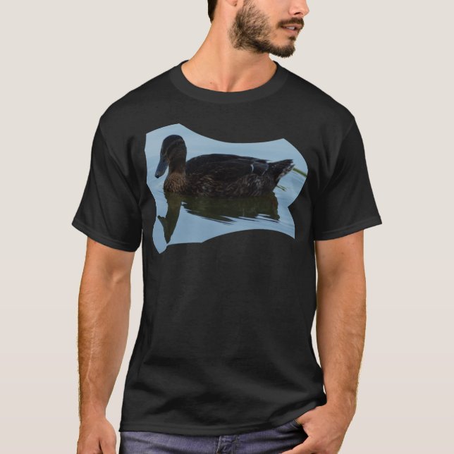 hund för djur i anka t shirt (Framsida)
