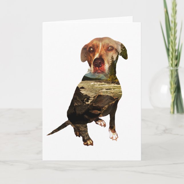 hund för exponering av dubbla kort (Framsida)